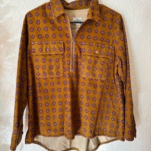 Woolrich half zip gorgeous cotton top.